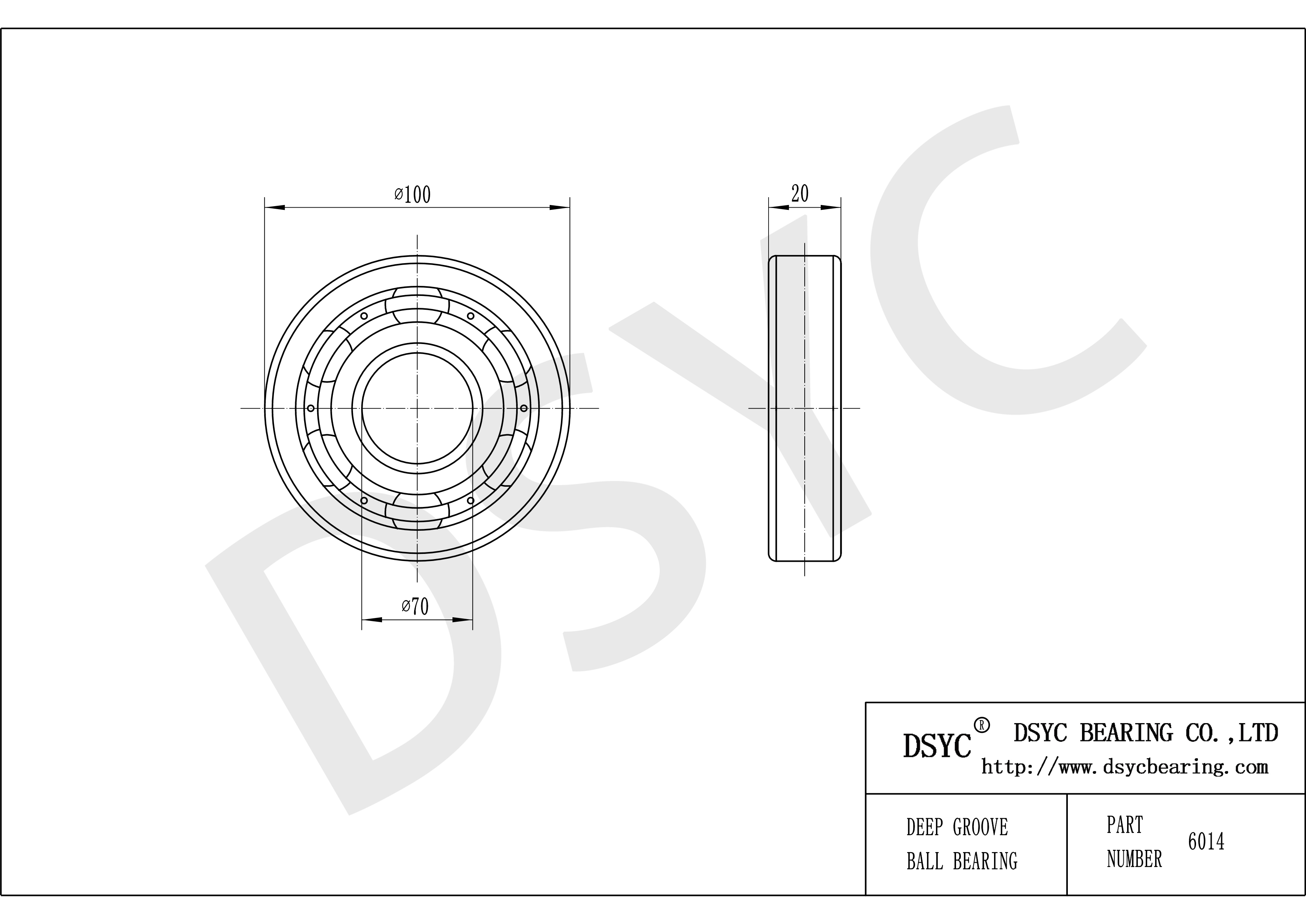 dsyc-bearing-6014-dsyc-bearing